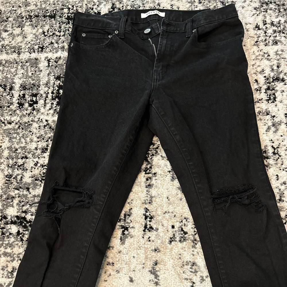 Pac Sun Ripped Skinny Jeans